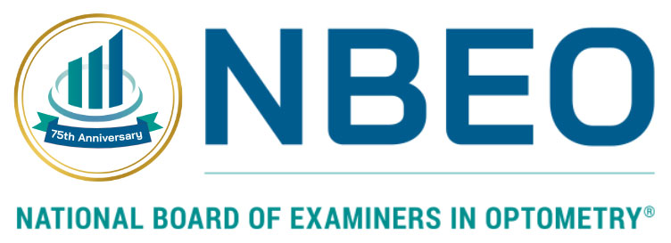 National Board of Examiners of Optometry - 75-year Logo